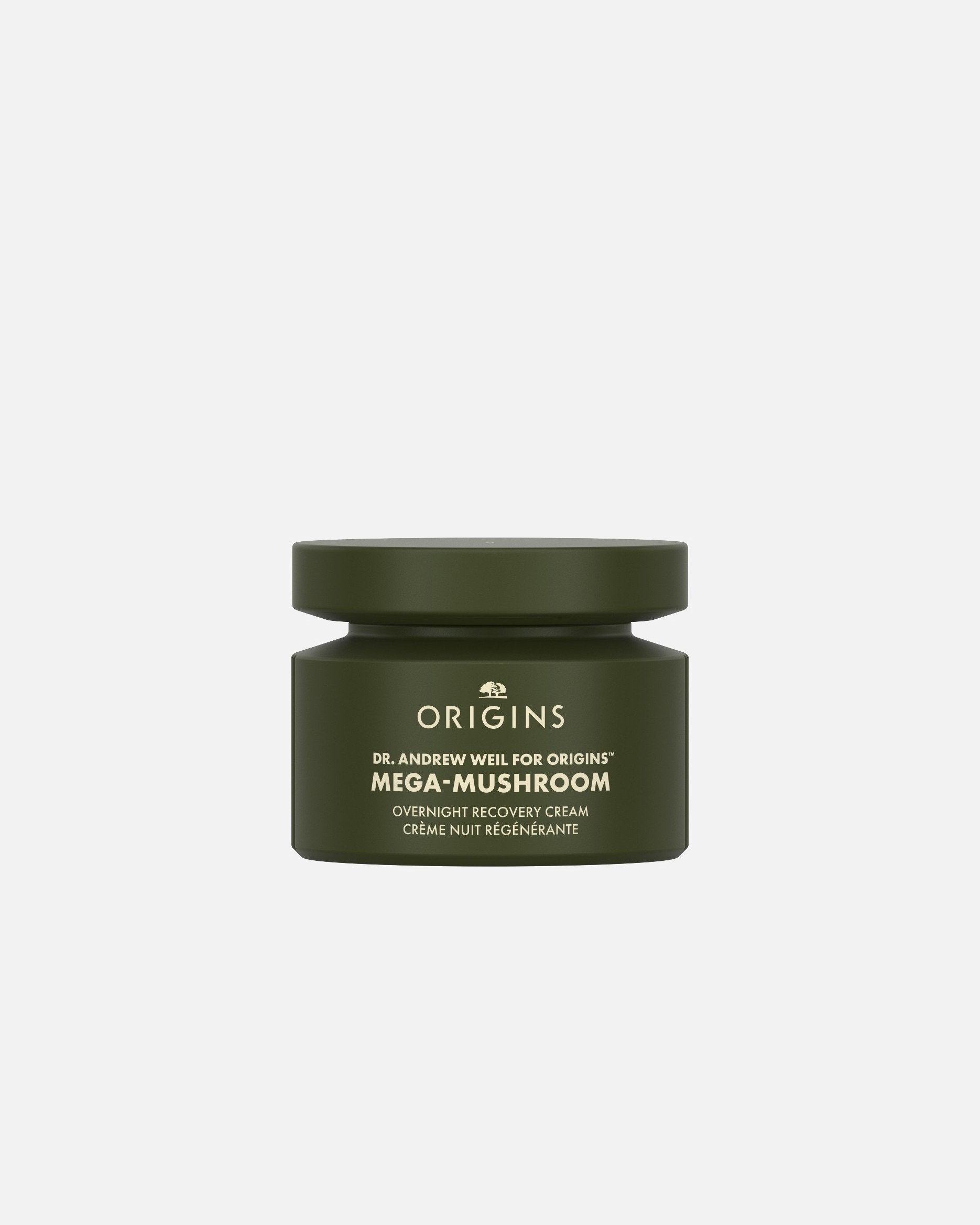 „Origins“ naktinis kremas. Dr. Andrew Weil „Origins™ Mega Mushroom“ naktinis atkuriamasis kremas – 50 ml.