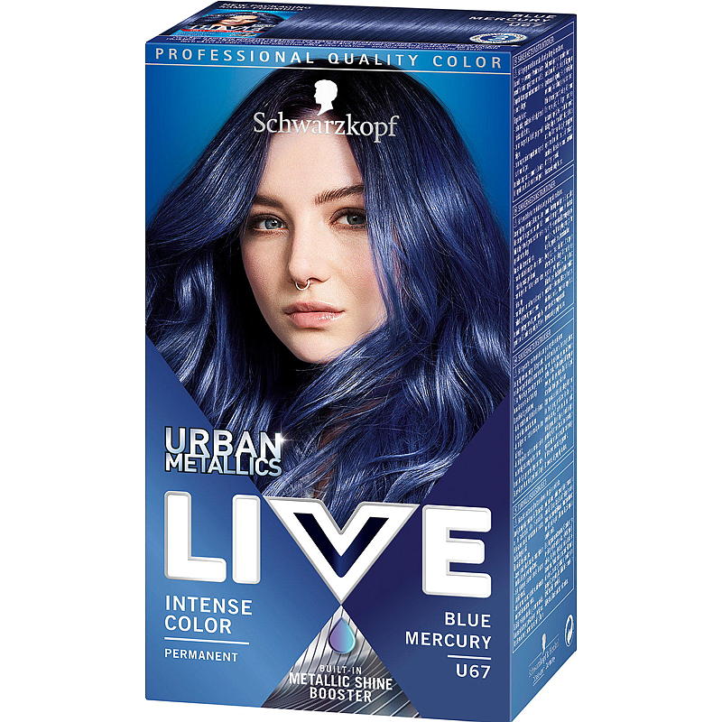 Schwarzkopf Live XXL Urban Metallics Azul Mercurio U67