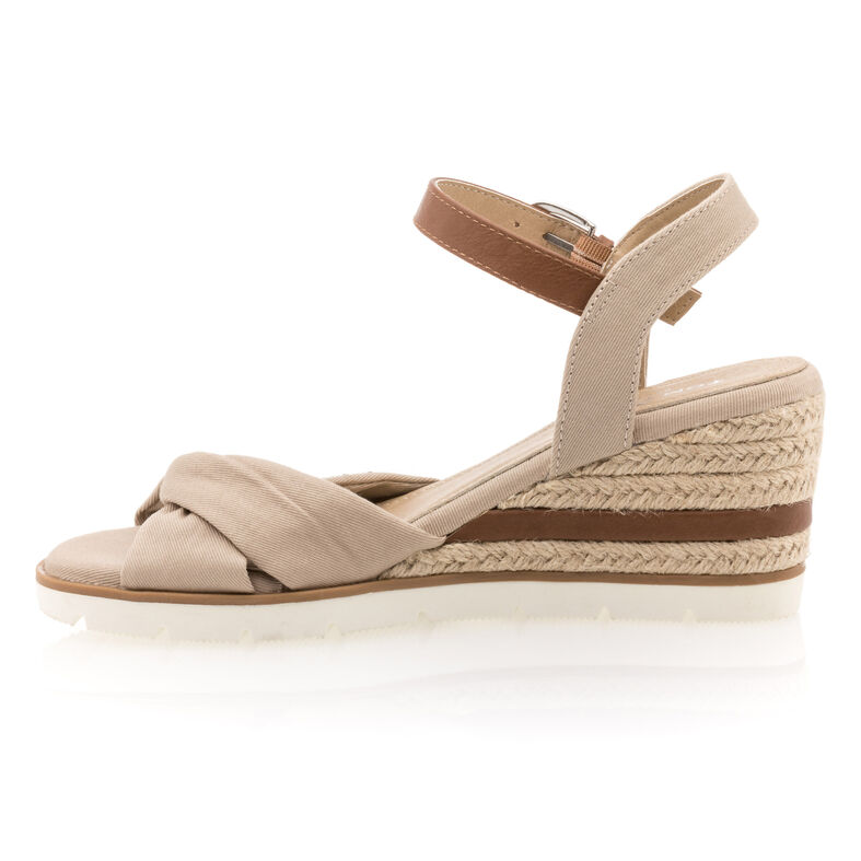 Beige sandaler / åben tå sko til kvinder