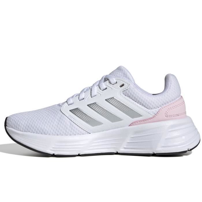 Zapatillas de running ADIDAS Galaxy 6 W para mujer - Blancas - Sintéticas - Con cordones - Planas