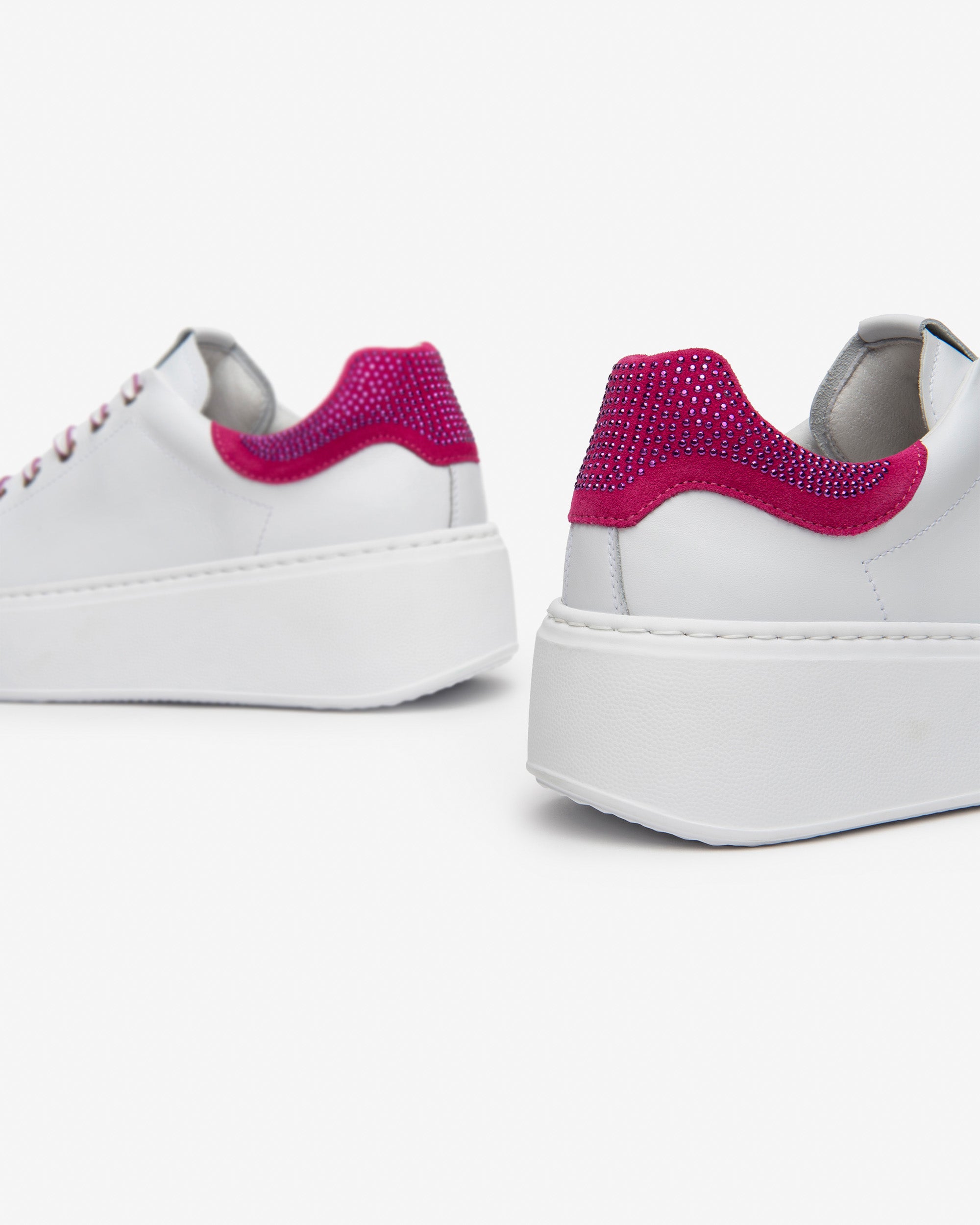Damen-Sneaker aus Leder und Wildleder