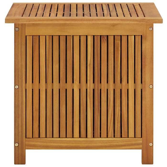 Caja de almacenamiento para jardín vidaXL 60x50x58 cm Madera maciza de acacia 310283