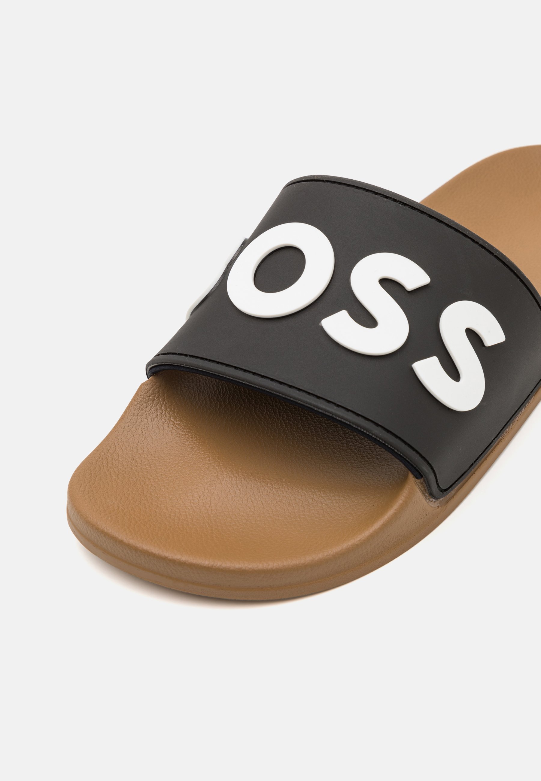 BOSS KIRK UNISEX - Šľapky - otvorené béžové