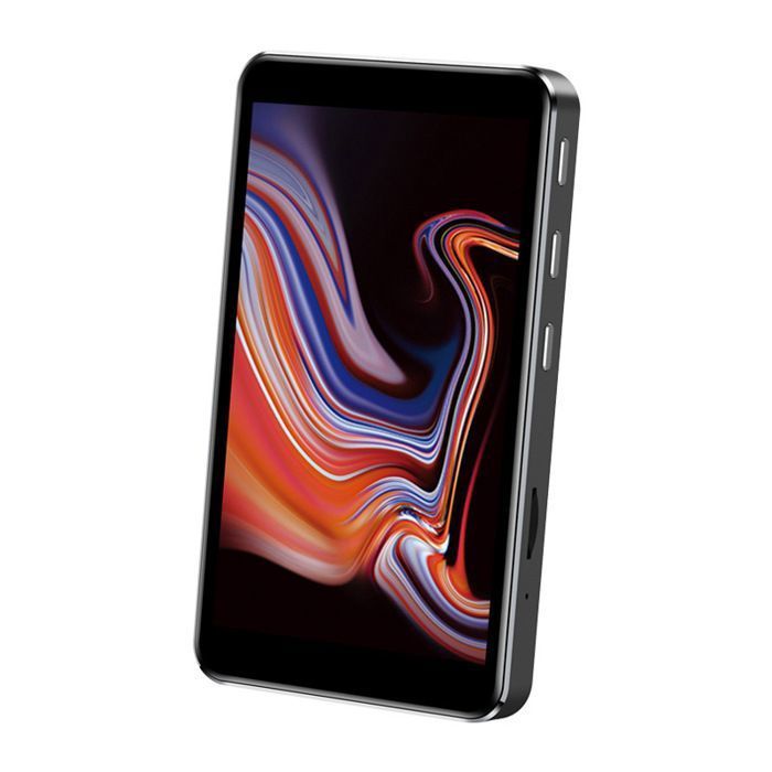 Reproductor MP4, cuatro núcleos, 64 GB, pantalla HD de 4 pulgadas, Wi-Fi, Bluetooth, reproducción de audio y vídeo, portátil, negro.