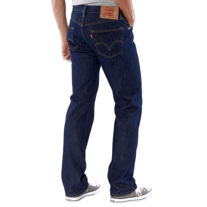 LEVI'S Herren 501 Straight Leg Jeans Dunkelblau 0115