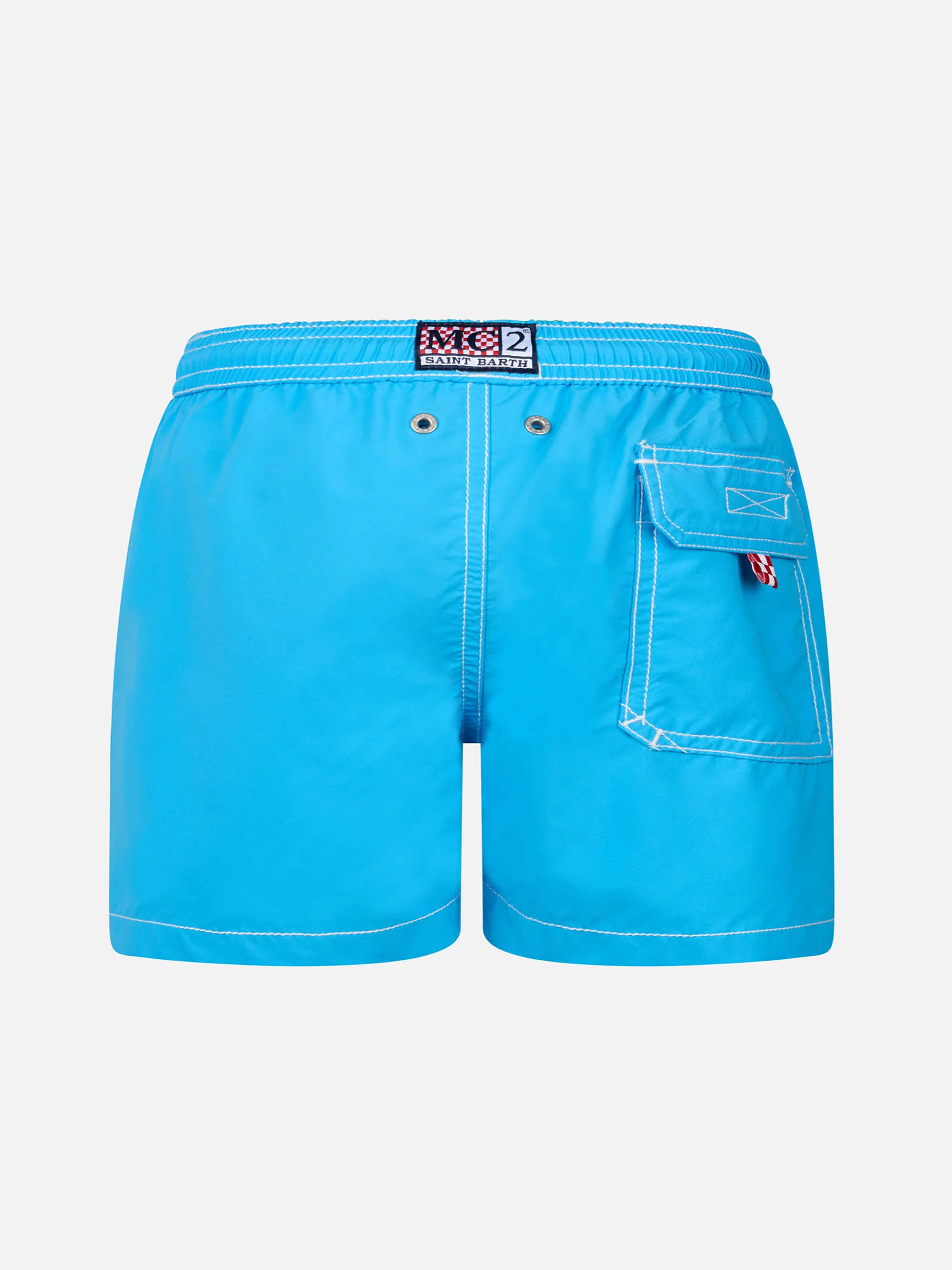Patmos Jr. Aqua Blue Mid-Length zwempak voor jongens