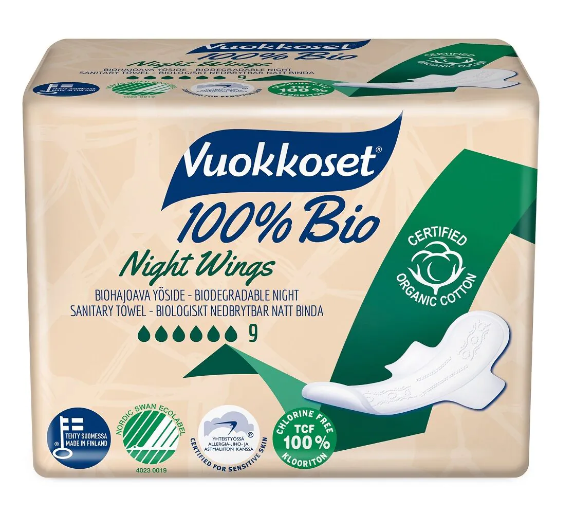 Vuokkoset BIOpodpaski ze Skrzydełkami na noc