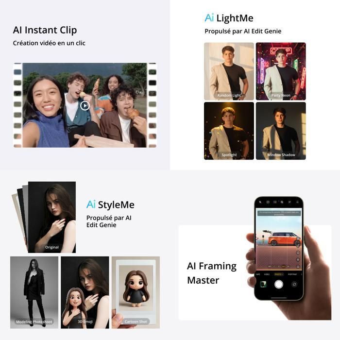 Smartphone realme 16 Pro 5G, 8+256 GB, cámara con IA de 200 MP, batería de 7000 mAh, color orquídea púrpura.