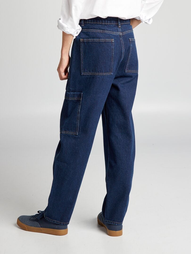Charpentier jeans met wijde pijpen - BLAUW