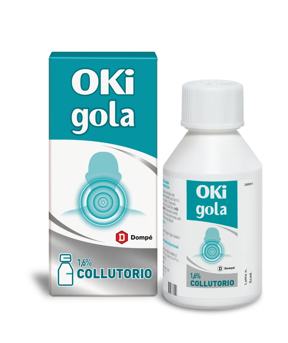 Enjuague bucal OKI Oki Gola 1.6% 150 ml antiinflamatorio
