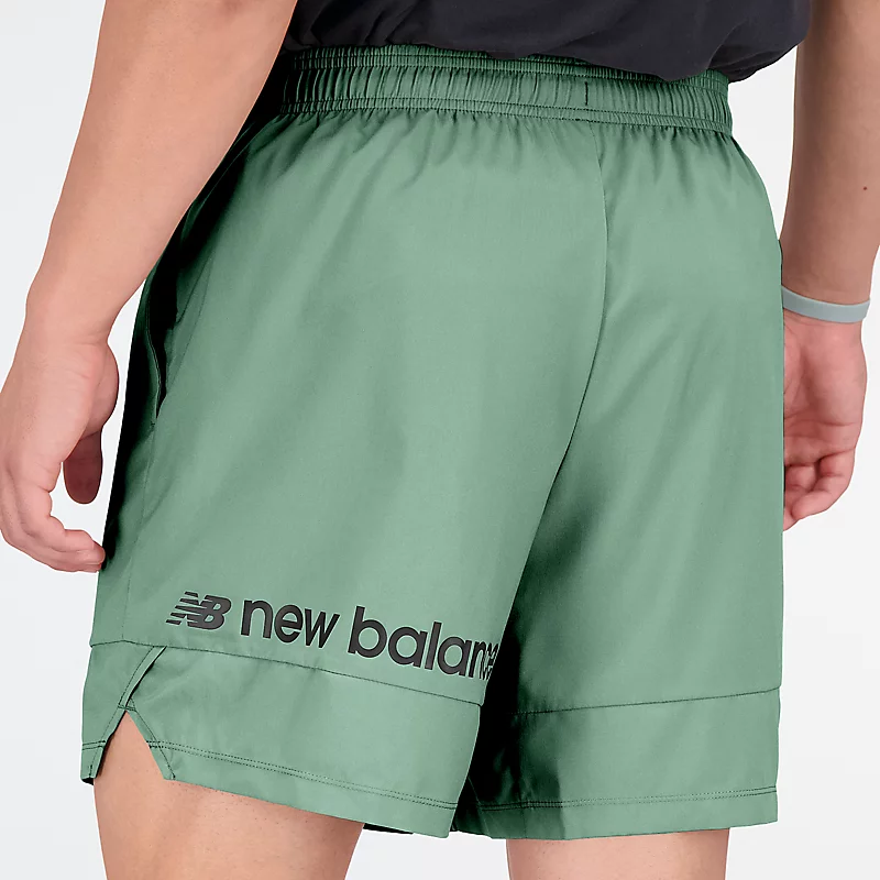 Tenacity Herren-Shorts, einfarbig gewebt, 7 Zoll – SAGE LEAF
