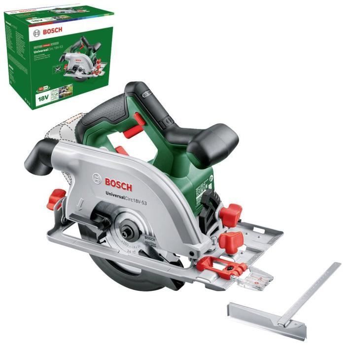 Bosch Home and Garden Universal Circ 18V-53 Cordless Portable Circular Saw - Max. cutting depth 53 mm