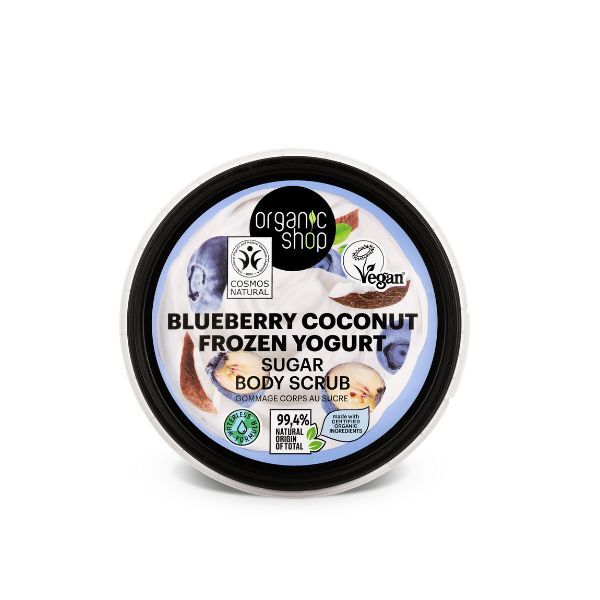 Organic Shop Blåbär Kokos Fryst Yoghurt Body Scrub 250ml