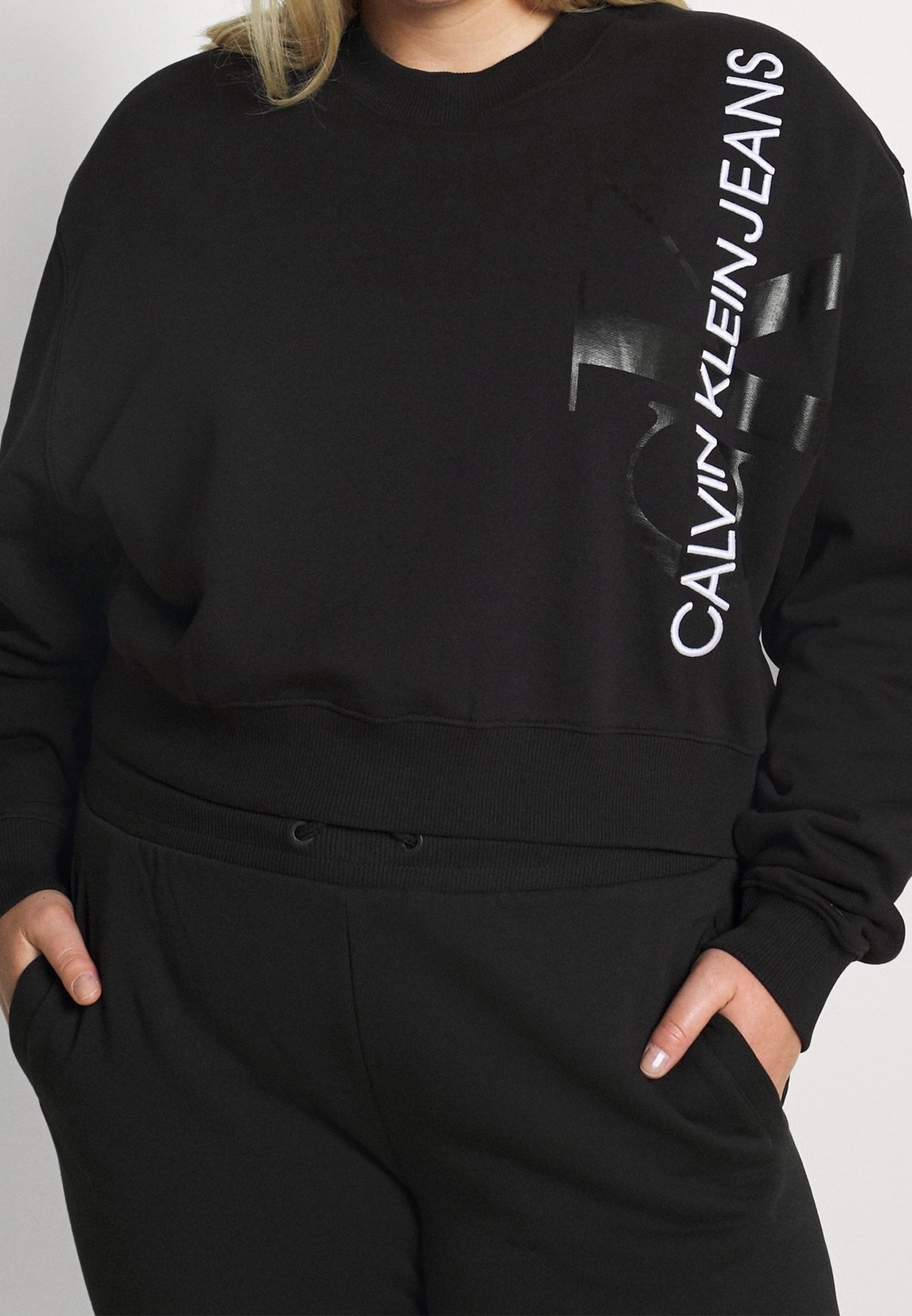 Calvin Klein Jeans Plus Sweatshirt - zwart