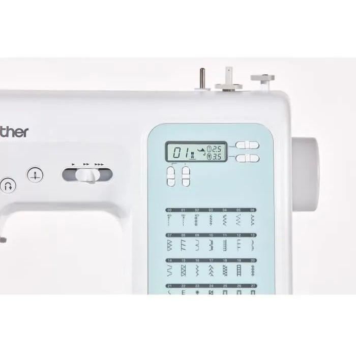 Máquina de coser electrónica BROTHER FS40s - 40 patrones de puntada - Pantalla LCD - Bolsa de transporte