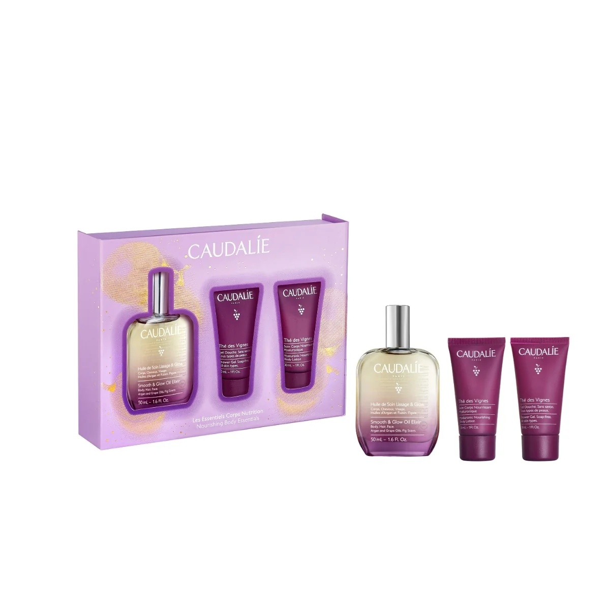 CAUDALIE Caudalie Voedende Behandelingsolie Cadeauset 50 ml Kerst Lichaamsverzorging 2024