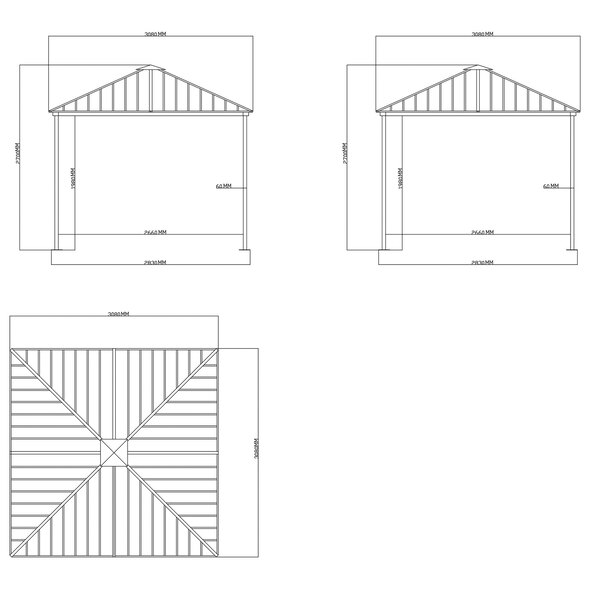LED-Solar-Pavillon AZUR