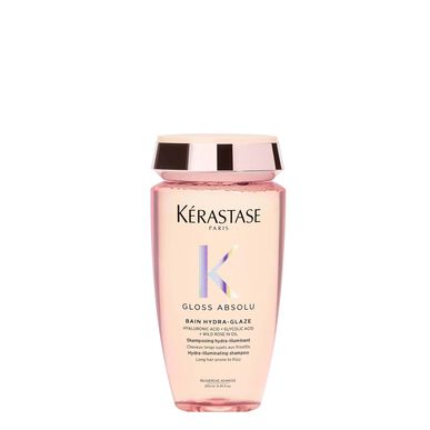 Kérastase Gloss Absolu Bain Hydra-Glaze -shampoo pitkille hiuksille, pörröisyyden vähentämiseksi, 250 ml