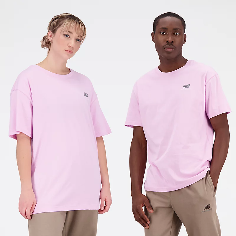 Koszulka bawełniana unisex Uni-ssentials - LILAC CLOUD