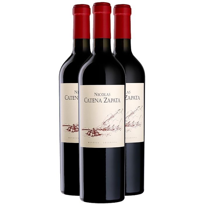 Nicolas Catena Zapata Argentina Mendoza 2021 - Red Wine from Argentina (3x75cl)