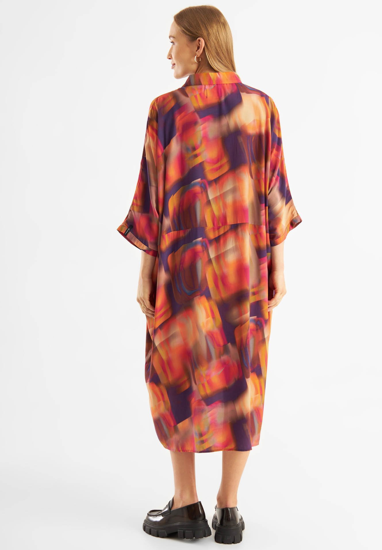 Jascha Stockholm PRINTED OVERSIZED AIR - Abito a tubino - solar sunrise