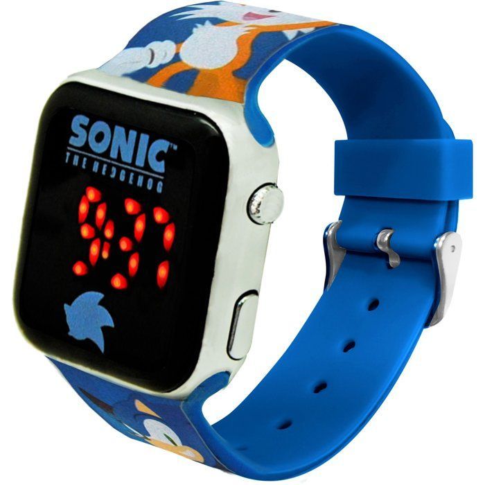 Montre LED - KIDS LICENSING - Sonic - Dès 4 ans - Bleu