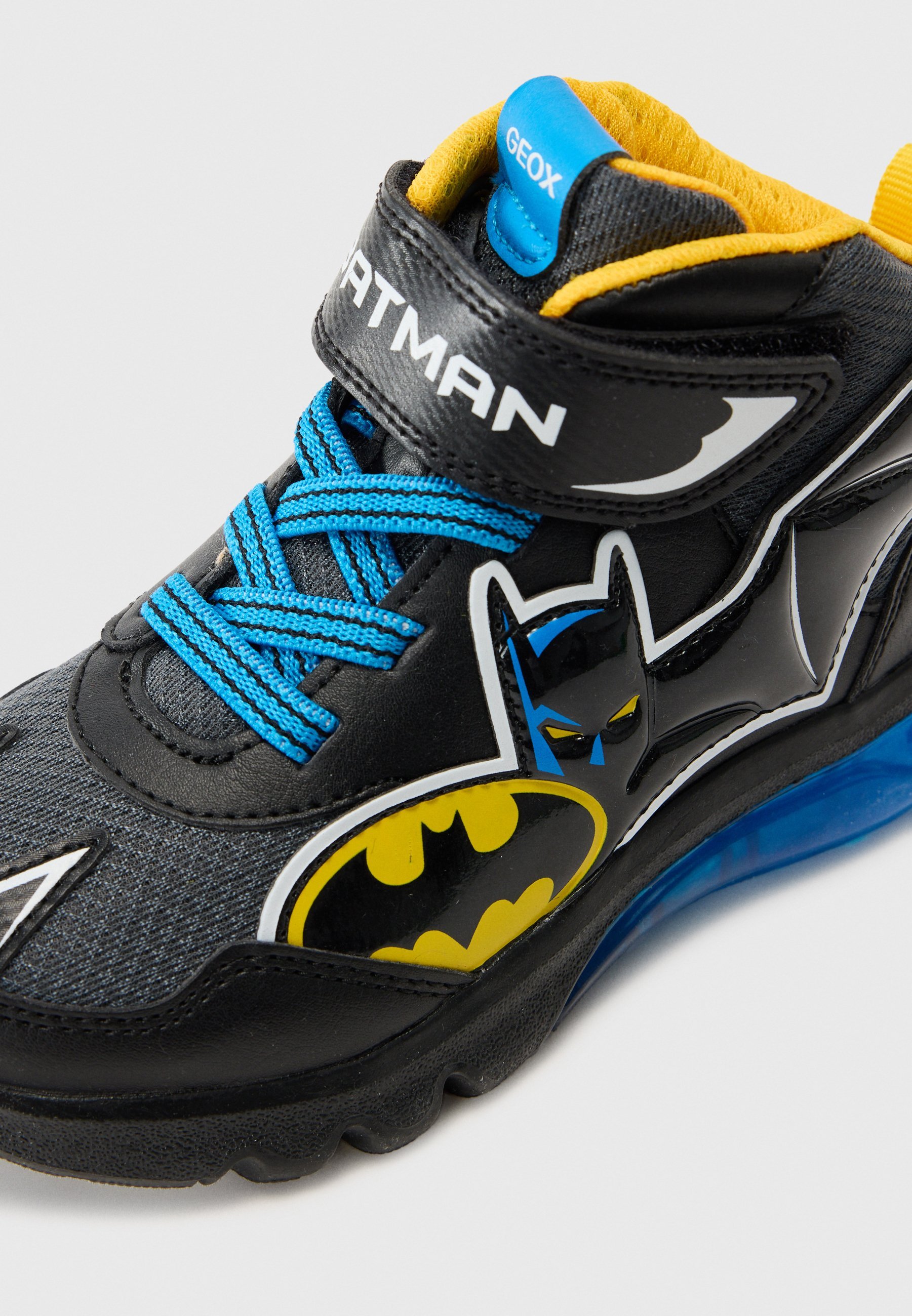 Geox BATMAN CIBERDON - Sneakers - zwart/geel