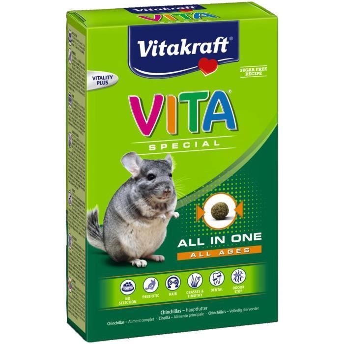 VITAKRAFT Vita especial - Para chinchillas - 600 g