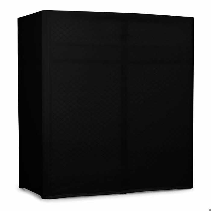 Vonyx DBC105 - Folding DJ Table Lectern with Carrying Case & Lycra Covers – Max Load 25 kg - Black