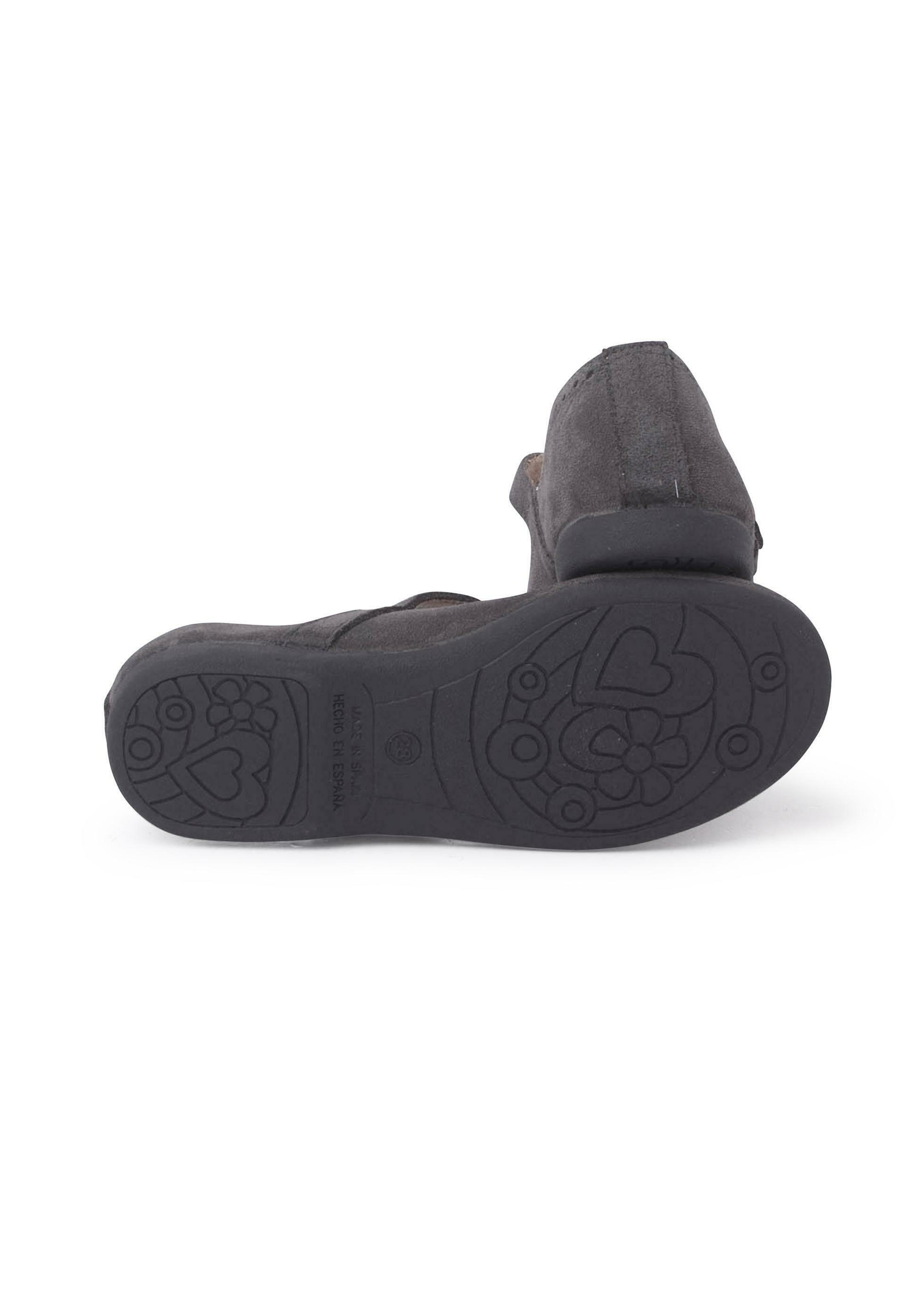 Pisamonas FINE BUCKLE AND PERFORATED - Dětské boty - šedá