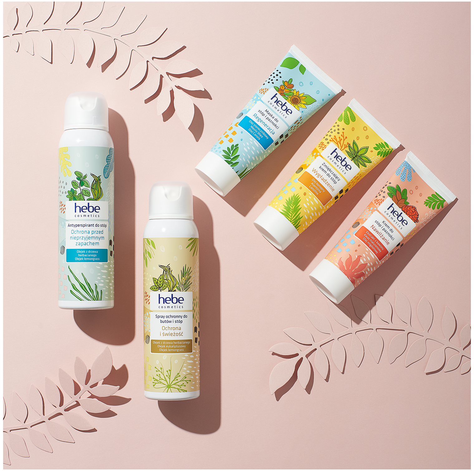 Hebe Cosmetics maska do stóp i paznokci 75ml