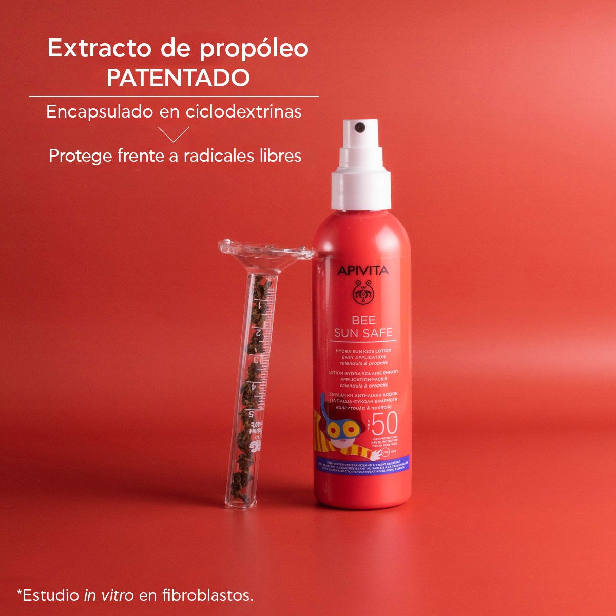 „Bee Sun Safe Hydra Sun Spray“ vaikams skirtas apsauginis kremas nuo saulės SPF50 Apsaugos nuo saulės vaistinė