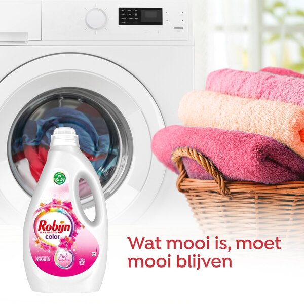 Robijn Color Pink Sensation Flüssigwaschmittel<br>1800 ml, 36 Waschgänge