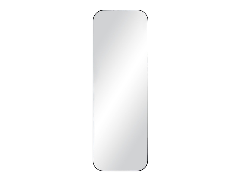 Lustro ścienne w ramie metalowej Jerome 56x171 cm czarne