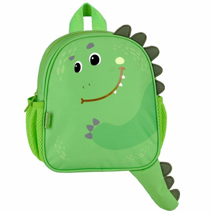 Sac à dos de jardin d'enfants pour garçon, Dinosaure, petit sac à dos d'excursion avec réflecteurs 29x23x8 cm