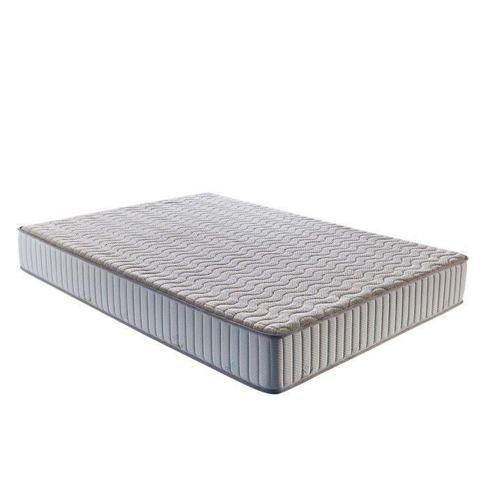 Mattress 120x190 cm, 22 cm thick - Very Firm - Winter Side: Wool - High-Density Poly Latex Core
