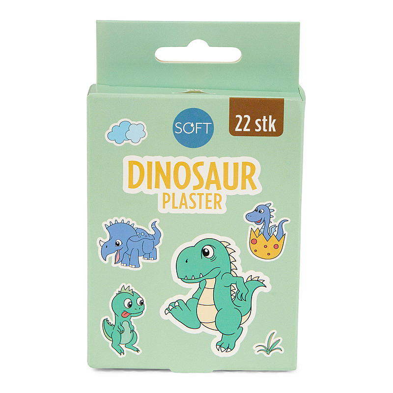 Mykt plaster 22 stk. dinosaur