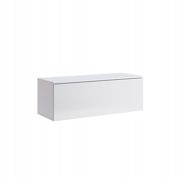 SZAFKA WISZĄCA RTV Box 105 cm biały połysk push to open
