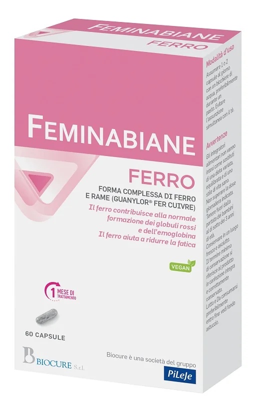 BIOCURE Feminabiane Fer 60 capsules