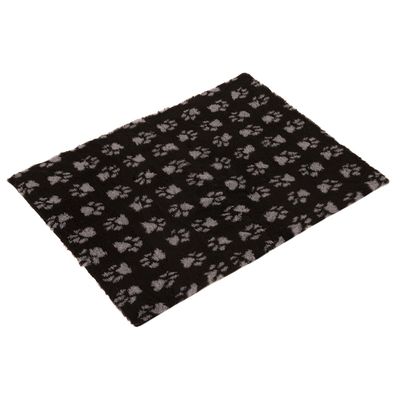 Kocyk dla zwierząt Vetbed® Isobed SL Paw – czarno-szary
