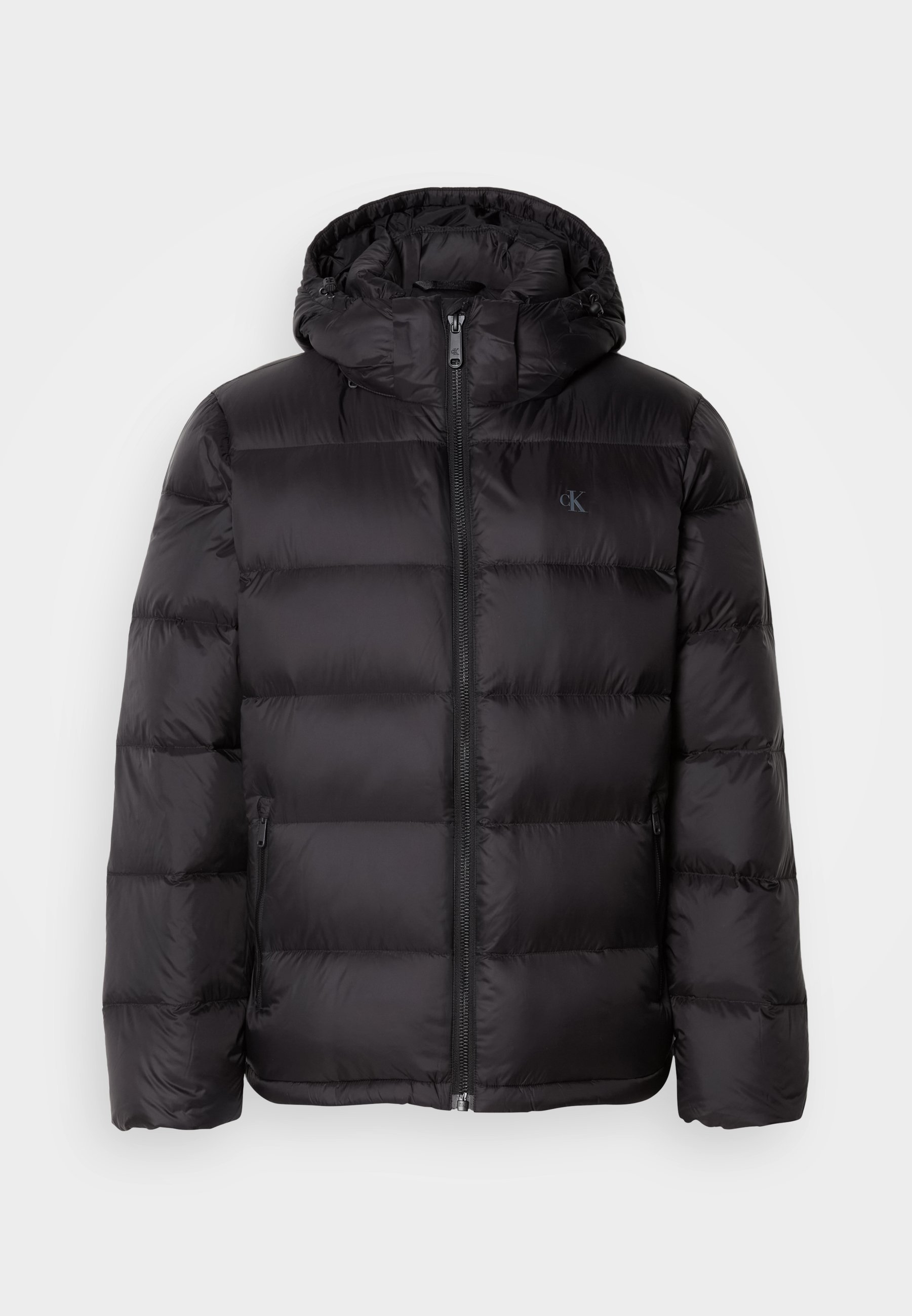 Calvin Klein Jeans afneembare capuchon - Donsjack - zwart
