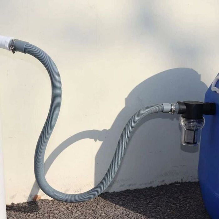 Rainwater harvesting system - YYV - 110 mm collector - Connection pipe - Filter included - Gutter