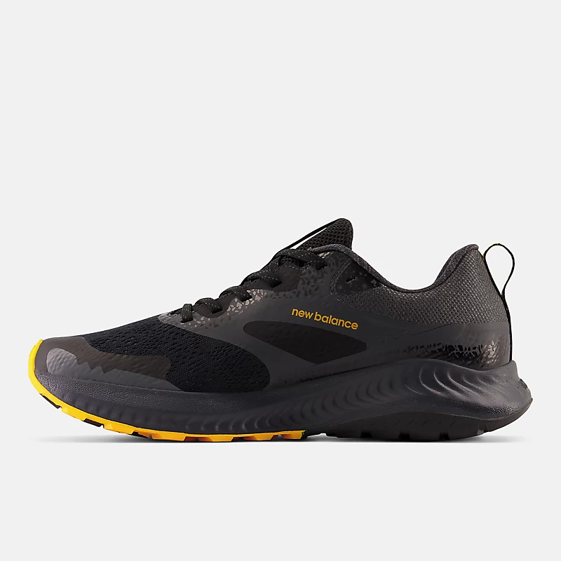 DYNASOFT NITREL v5 GTX Herrenschuhe – Schwarz mit leuchtendem Apricot