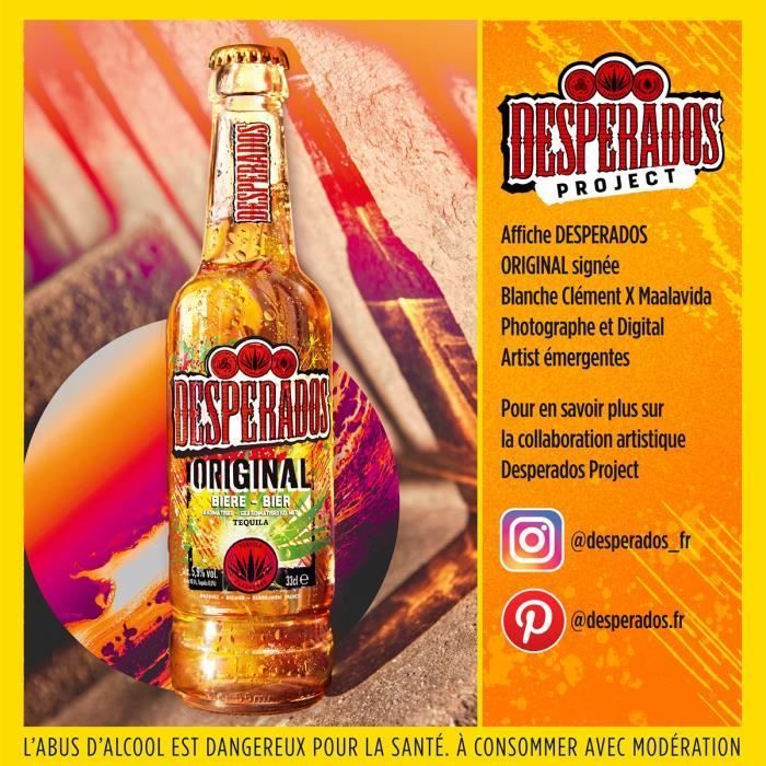 Desperados Original - Tequila Flavored Beer 5.9% ABV - 2 x 5L Kegs