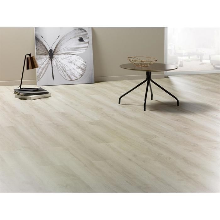 Wood-look laminate flooring - DOMOFLOOR Series - 19.2 x 129 DOMOFLOOR 226W BAFFIN with 4 beveled edges - Sold by the box