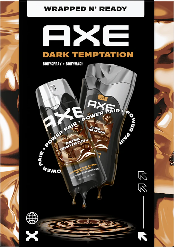 Kit de presente Axe Dark Temptation para homens