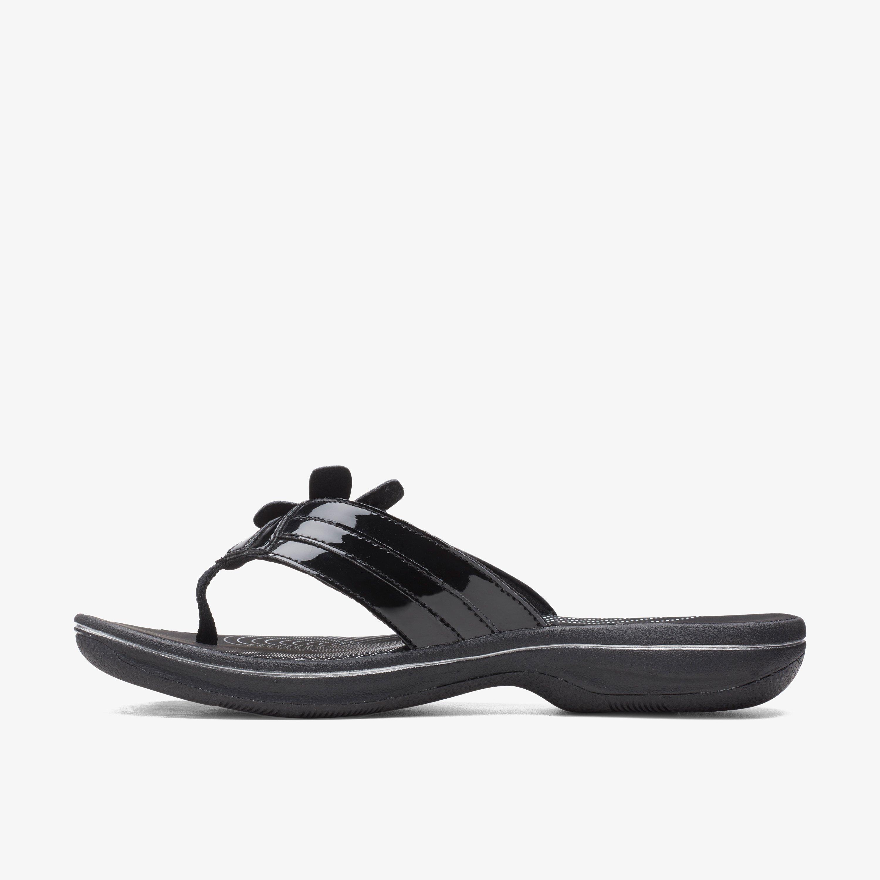 Brinkley Flora Black Patent