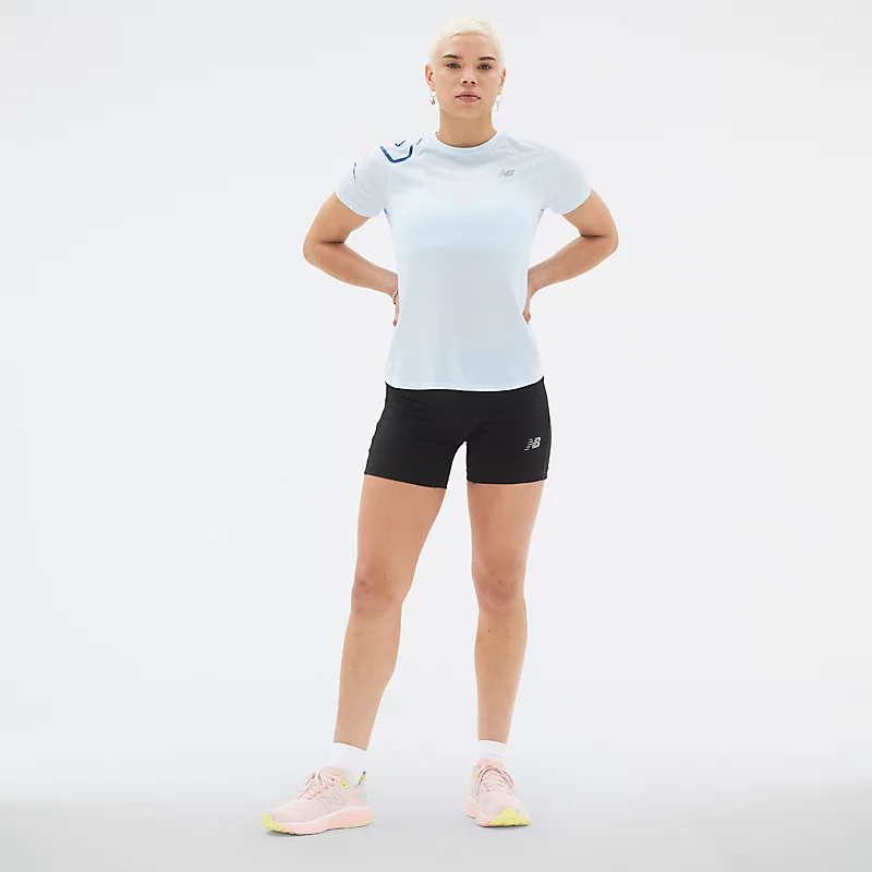 Koszulka z krótkim rękawem Mujer Impreso Impact Run - STARLIGHT HEATHER