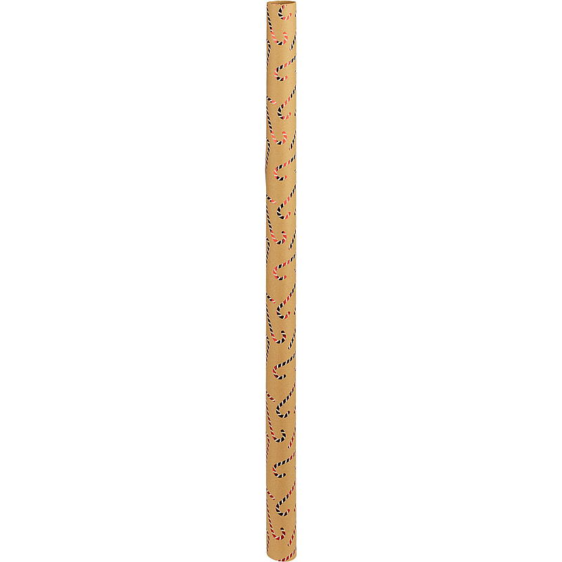 Weihnachtspapier für Zuhause, 2 x 70 cm, Heißfolie, Kraftpapier