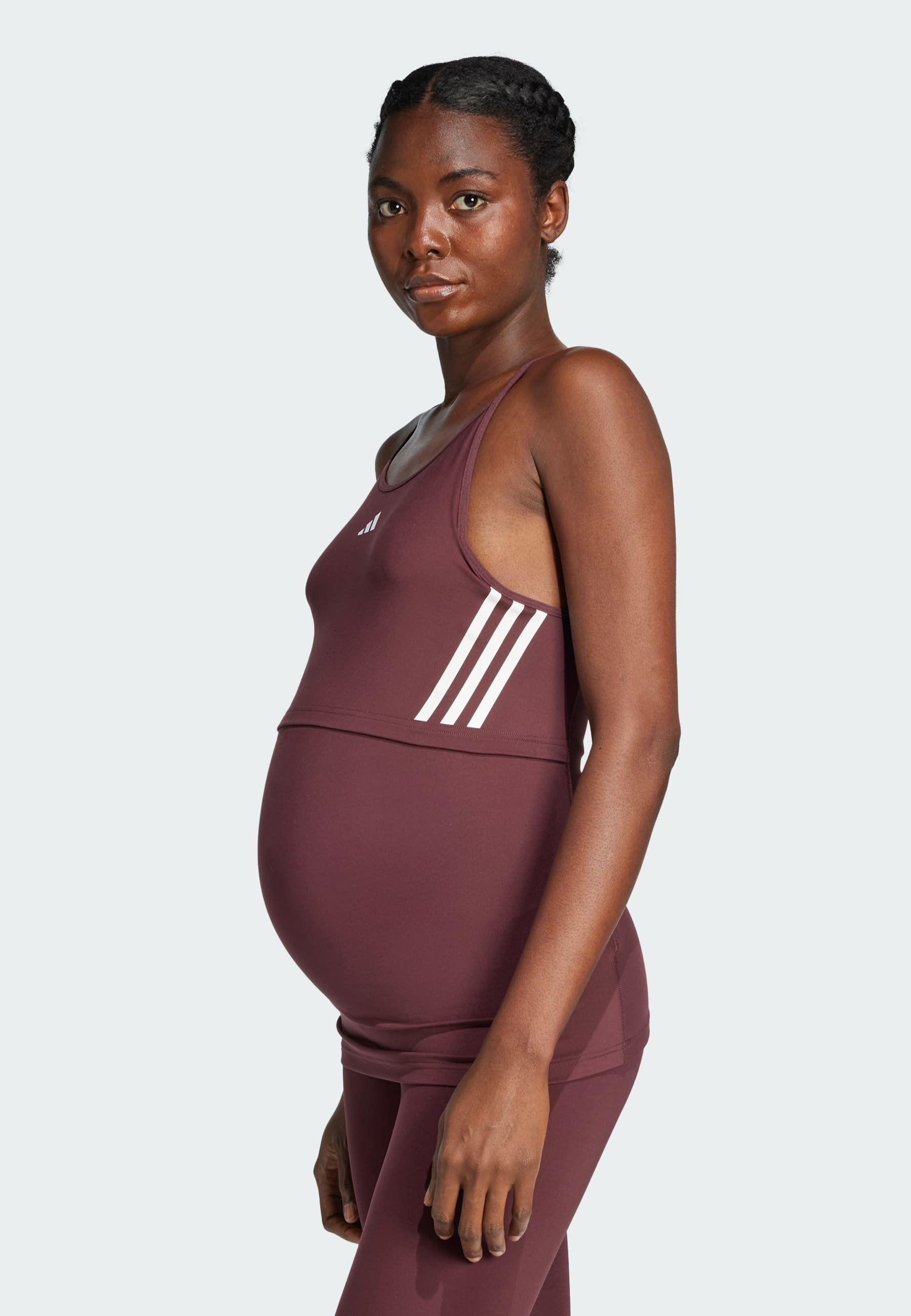 Haut de performance adidas - aurore rubis